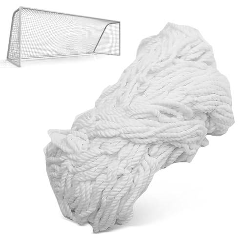 Fotbollsnät 20 x 15 cm, barnfotbollsnät för ersättningsmålnät och fotboll målremmar, passar 15 x 10 cm, 24 tum x 8 tum målnät (8 x 6 fot)