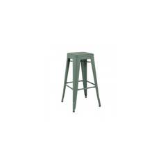 Tolix H Stool Painted H75, Vælg farve Vert lichen