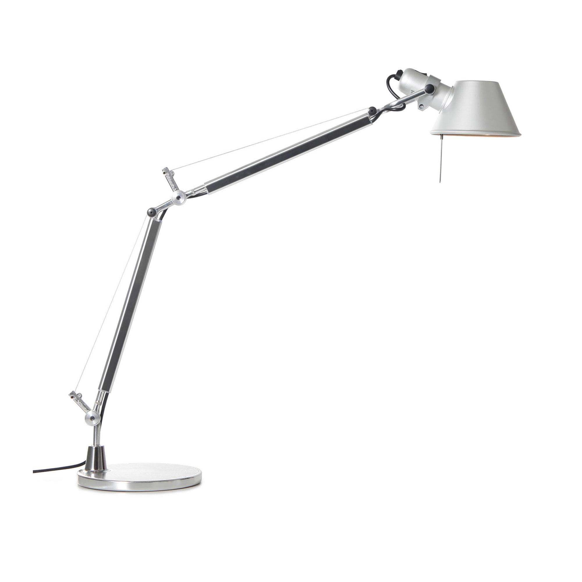 Artemide - Tolomeo Mini Skrivbordslampa, Aluminium - Bordlamper - Giancarlo Fassina,Michele De Lucchi - Sølv