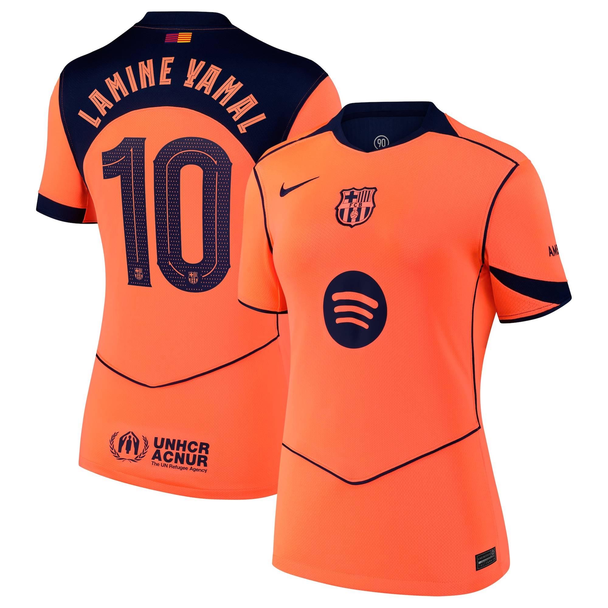 Barcelona Nike Third Stadium Shirt 2025-26 - Womens with Lamine Yamal 10 Cup printing