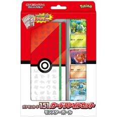 Pokemon Box (JAPANSK/JAPANESE): Scarlet & Violet SV2a: Strength Expansion Pack - Pokemon Card 151 - File Set: Monster Ball (Pokeball) (Mappe, 5 Boosters, 3 Promokort)