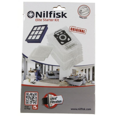 Nilfisk Elite Starter Kit. 8 poser, HEPA Filter, 2 pre filtre. 107407952