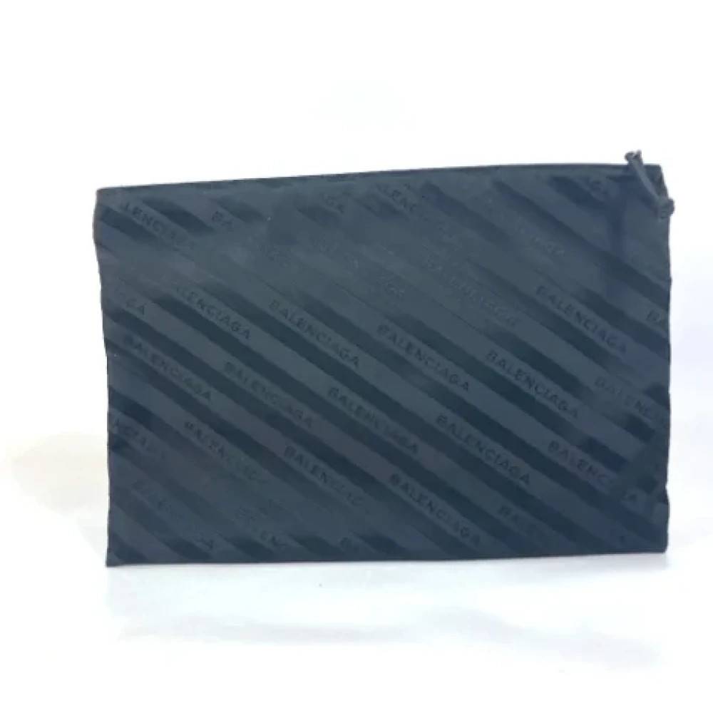 Balenciaga Vintage Pre-owned Stof clutches - Vintage - Herre - Sort - ONE SIZE - Tyl