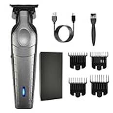 Elektrisk rakkniv för män, klippare och trimmare set - Kraftfull mustaschtrimmer hårborttagare,Sändlösa Clippers USB -laddningsmaskiner för hemreseföretag