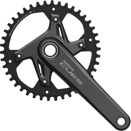SHIMANO CUES Crankset HOLLOWTECH2 CL50mm 175mm42T No CG Series Color EFCU60401EXB2X FC-U6040-1 LG9/10/11S grå färg