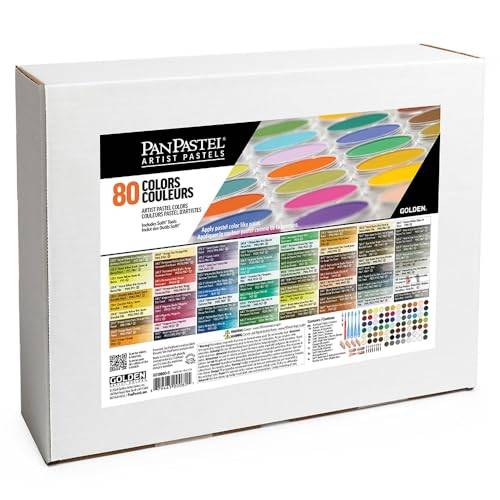 PanPastel Colorfin PPSTL80 Ultra Soft Artist Pastell Set, 80-pack
