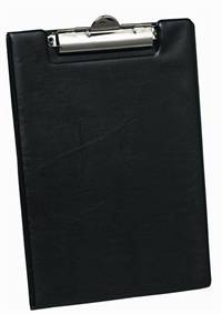 Clipboard dobbelt A5 sort Bantex.
