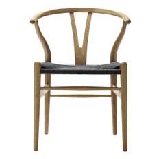 CH24 Y-Chair - Oiled Oak/Black