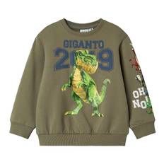 Name It Sweatshirt - NmmSteph - Mermaid m. Gigantosaurus - Name It - 6 år (116) - Sweatshirt