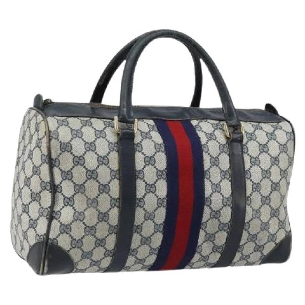 Gucci Vintage Pre-owned Vintage Boston Taske - Vintage - Dame - Flerfarvet - ONE SIZE - Uld