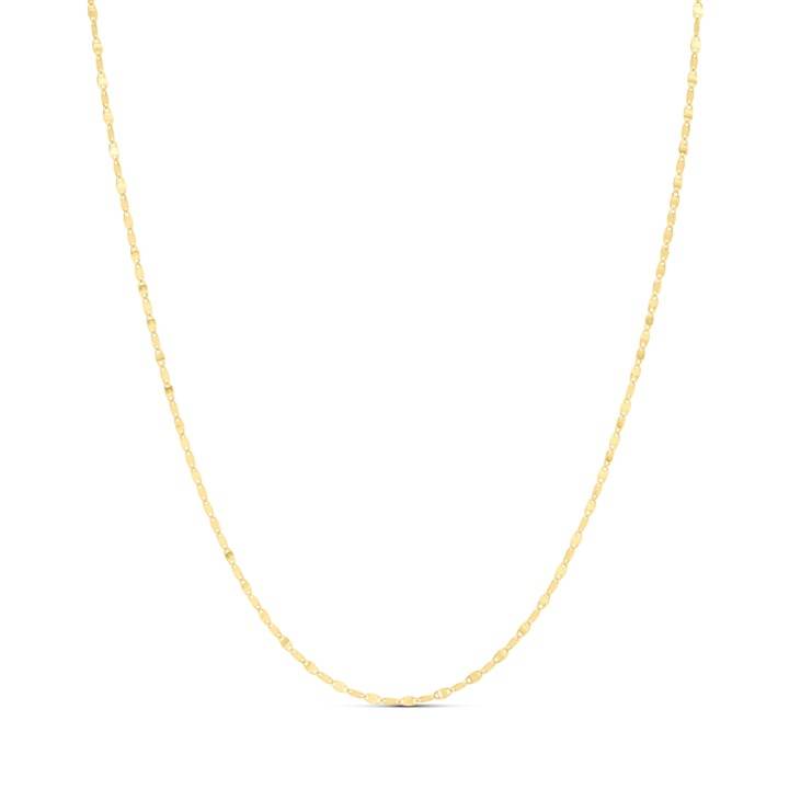 AUREUS Silver And 9ct Bonded Gold 18in Valentino Chain - M3802