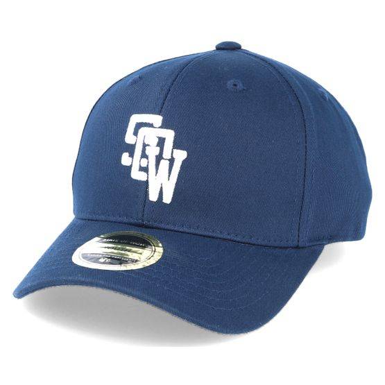 State Of Wow - Blå adjustable Keps - Kids Drop Youth Baseball Navy Adjustable @ Hatstore