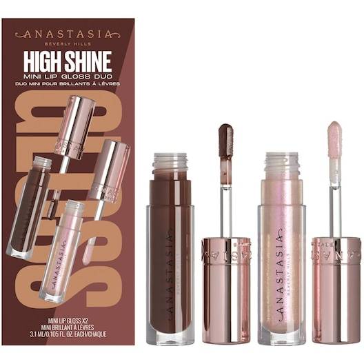 Anastasia-Beverly-Hills Lappar LipglossHIGH-SHINE Mini Lip Gloss Duo Lip Gloss Aura 3,1 ml + Lip Gloss Molten 3,1 ml 3.1 ml ()
