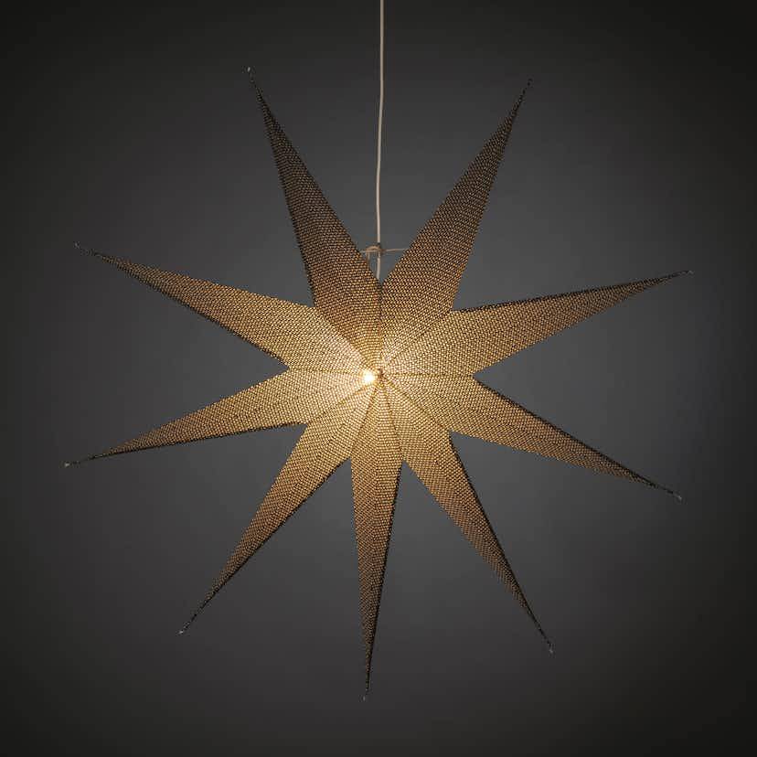 Adventsstjärna Gnosjö Konstsmide 9-uddig 115 cm