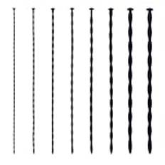 8 storlekar Mjuk silikon Urethral Dilator Häst Eye Stick Penis Stång Man Onani Blockering Stimulator Kateter Sexleksaker for män(PURPLE)