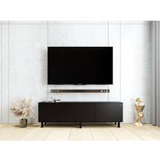 Skovby SM 411 TV/Hi-Fi lowboard (sort eg finér (lakeret))