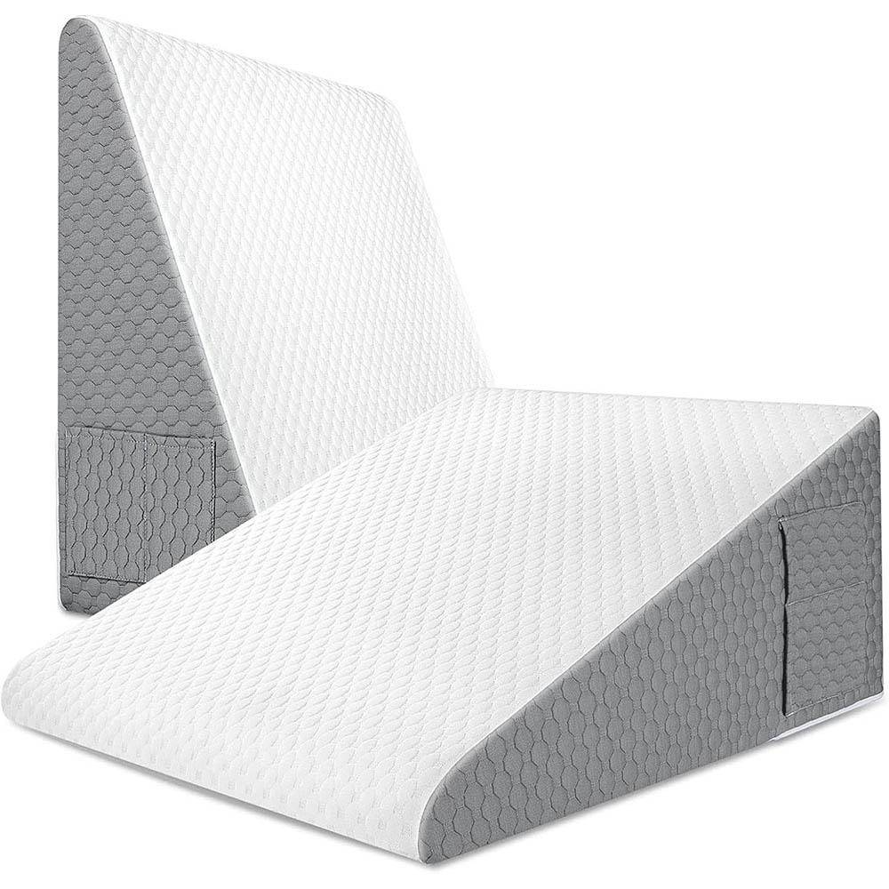 Kilkudde för sömnsyra efter operation Triangel förhöjd kudde för sovsal vid sängkanten Kontor Luftlager Memory Foam