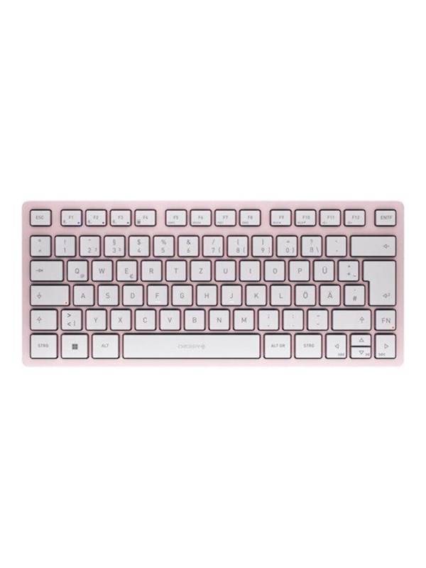 Cherry KW 7100 MINI BT - Tangentbord - Tysk - Rosa