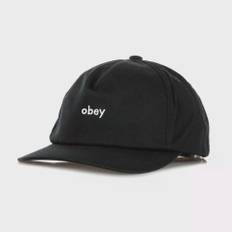 Obey, Accessoarer, Herr, ONE Size, Platt Skärm Snapback Keps - black (ONE SIZE)