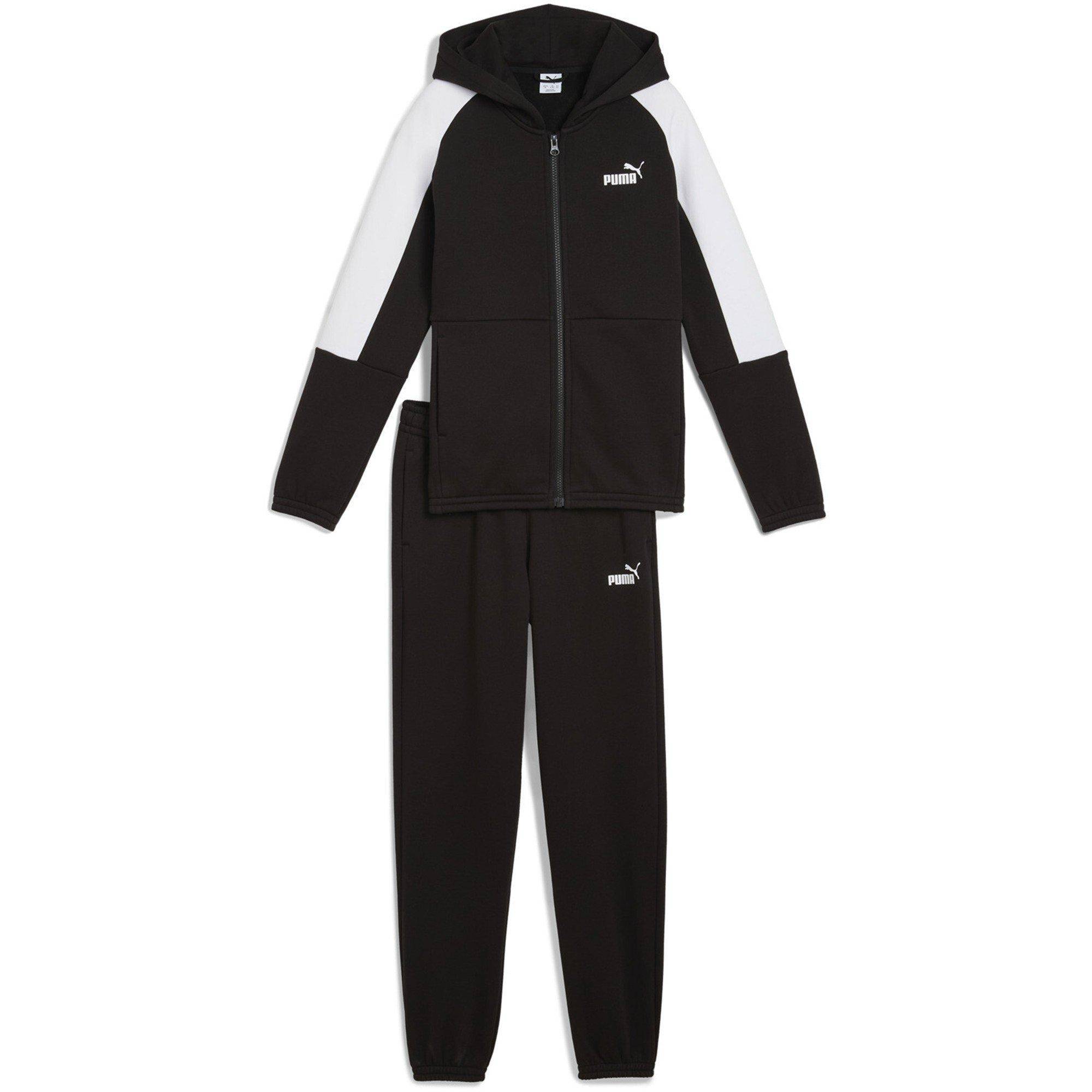 Puma Unisex Kids' Esslock Hooded Full-Zip Fleece Tracksuit