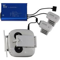 DJI Phantom 3 Laddare med Tre Portar – Ladda Flera Batterier Samtidigt