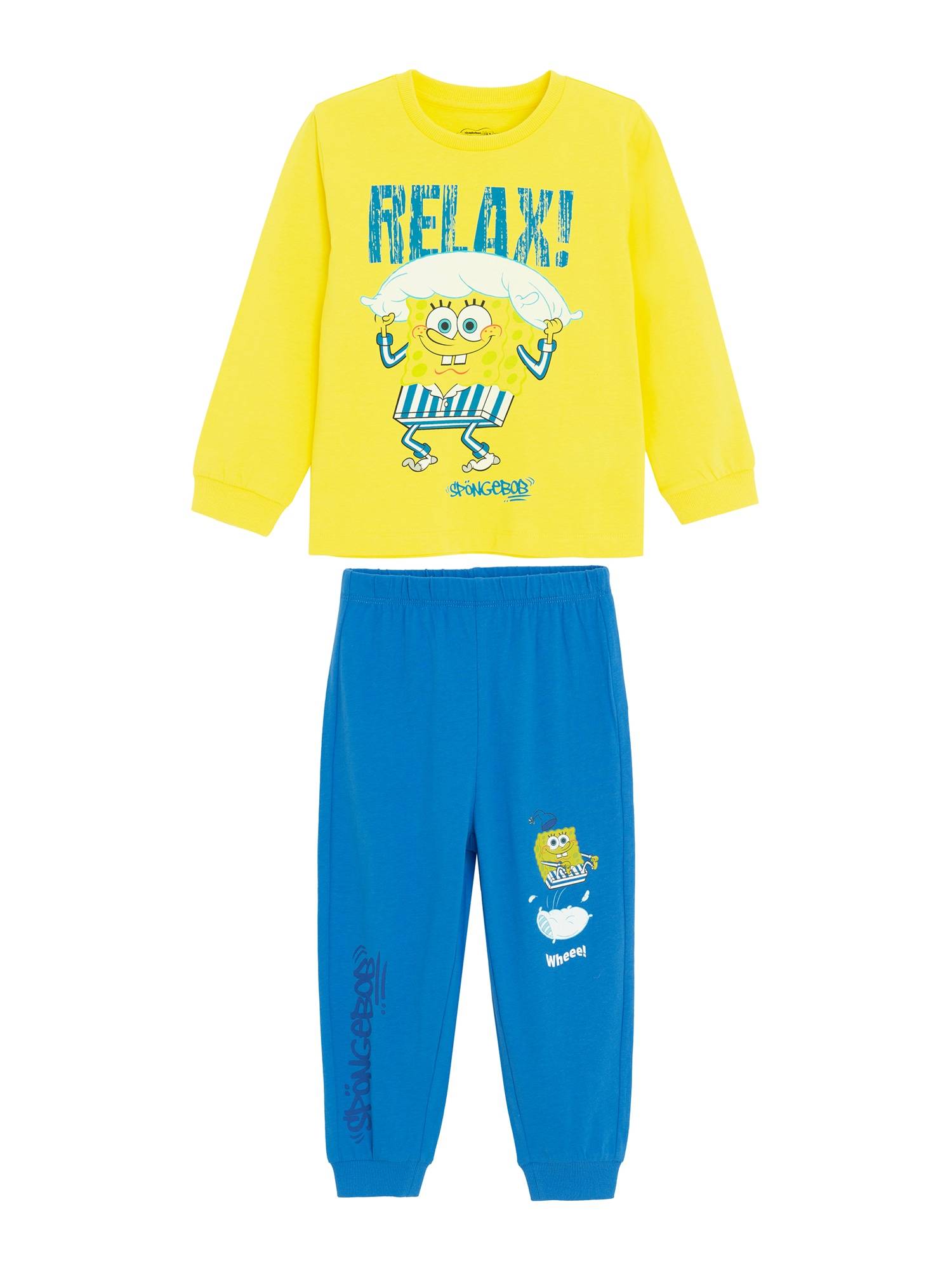 Cool Club Nattøj 'SPONGEBOB'  blå / gul