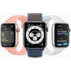 Apple Watch Series 6 Aluminium 44 mm (2020) | GPS | blå | Sportsrem sort