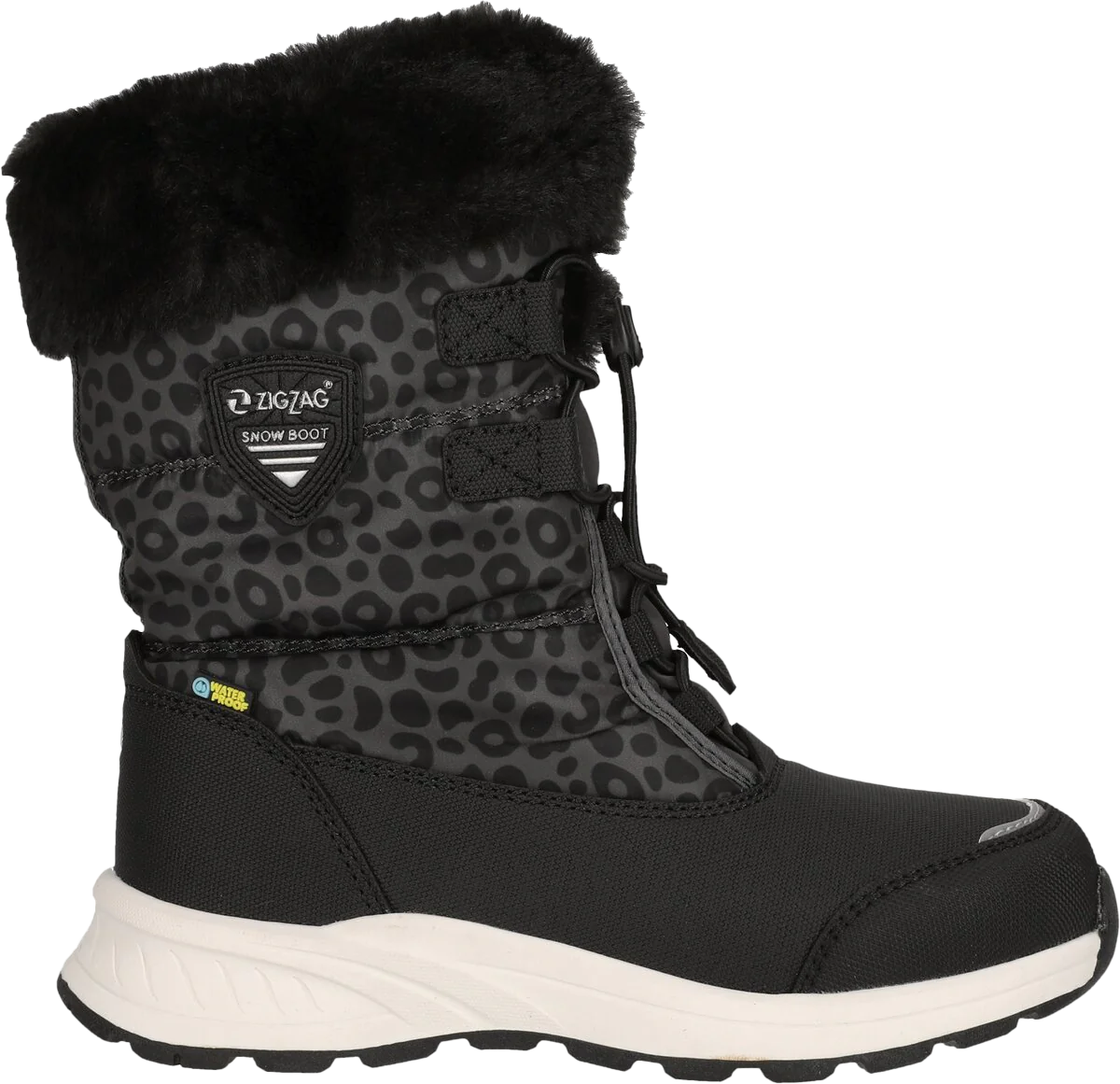Zig Zag ZigZag Kids' Wesend Boot Waterproof V2 Leopard, 25