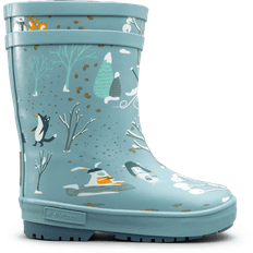Everest K Warm Rubb Boot Skor Aop/Nile Blue - 23