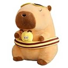 Asudaro Capybara plysch mini 25 cm/35 cm/45 cm, Capybara gosedjur, Capybara gosedjur, realistisk Capybara-gosedjur, leksak, Plushie-dockor söt Capybara Plushies, supermjuk