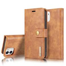 DG.MING Magnet Wallet iPhone 12 Mini Cognac