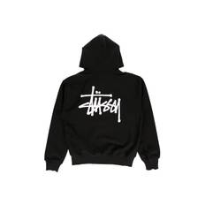 Stussy Basic Zip Hoodie Black