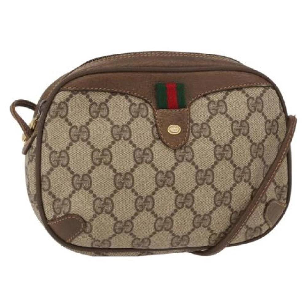 Gucci Vintage Pre-owned Plastic Cross Body Bag - Vintage - Dame - Beige - ONE SIZE - Tyl
