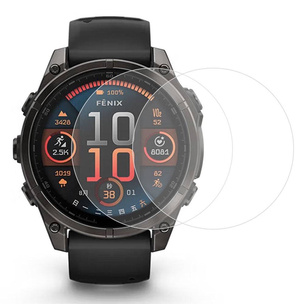 Garmin Fenix 8 / 8 Pro (51mm) Skyddsfilm - 2 st - Genomskinlig