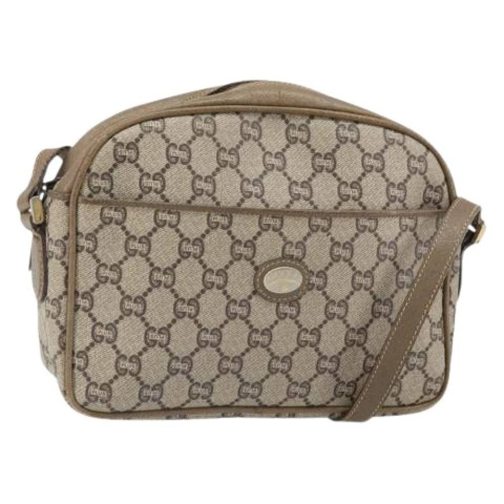 Gucci Vintage Pre-owned Plastic Crossbody Taske - Vintage - Dame - Beige - ONE SIZE - Tyl