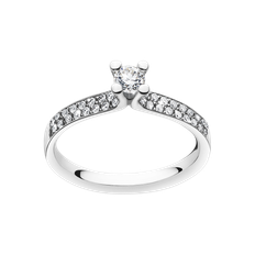 MAGIC ring (str. 49), Georg Jensen, 18 kt. hvidguld