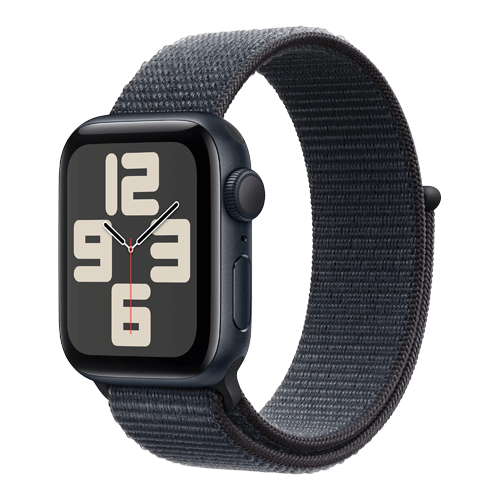 Apple Watch SE 2nd Gen (2022) GPS - Aluminium/Sport Loop 40mm / Nyskick / Svart