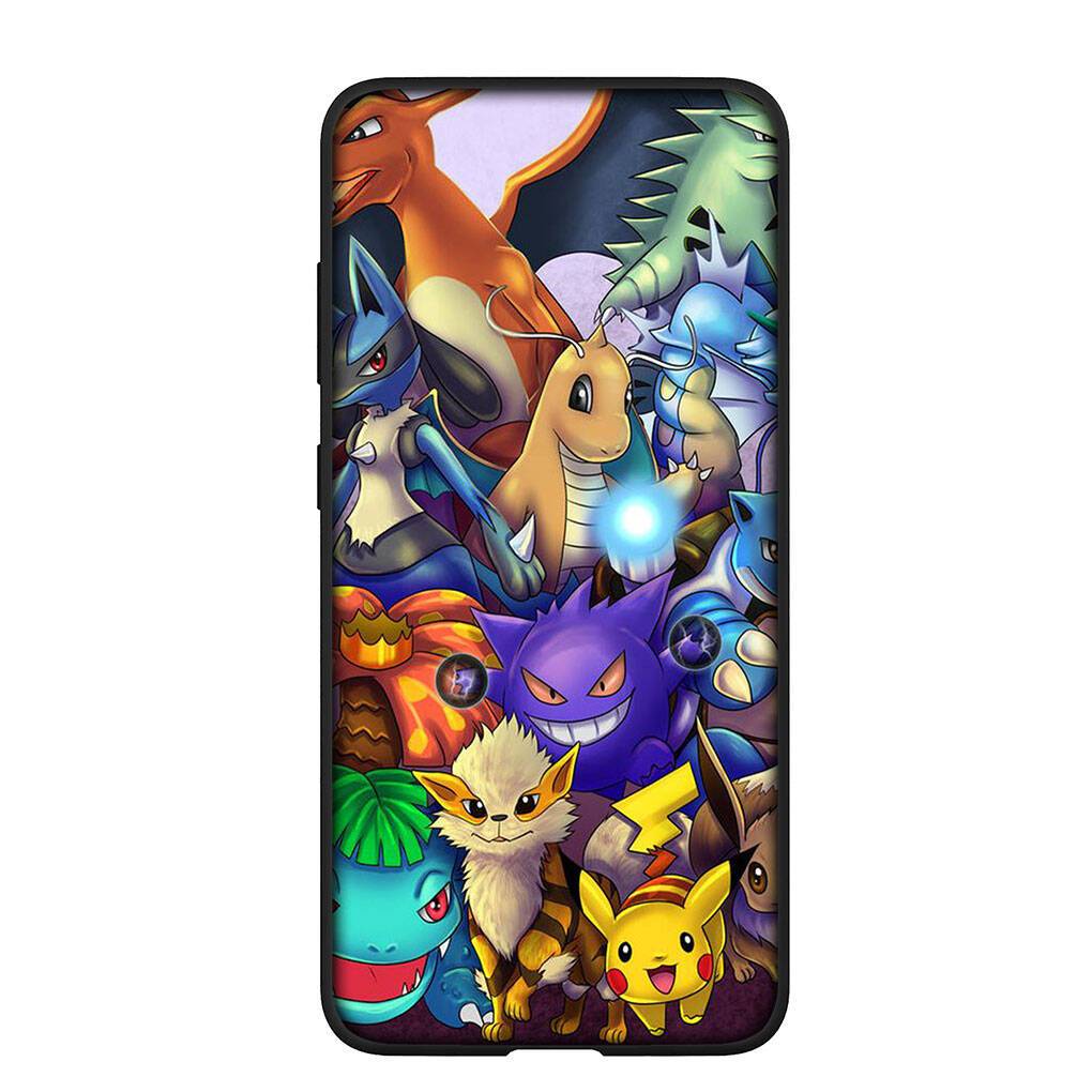 Phone Case for iPhone 17 16 15 Plus Xiaomi Poco F8 F7 X7 X6 M8 C85 C75 Redmi Note 14 12 11 13 Pro Max A4 14C 13C 15C Pikachu GO Gengar Pokemon Cover for iPhone 6 Plus aero