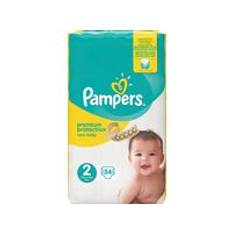 Pampers NEW BABY S2, 3-6kg (fp om 54 st)