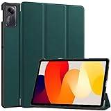 Vakarey fodral för surfplatta Xiaomi Redmi Pad SE 11 tum, med automatisk sov/vakna surfplattefodral för Tab Redmi Pad SE, grön