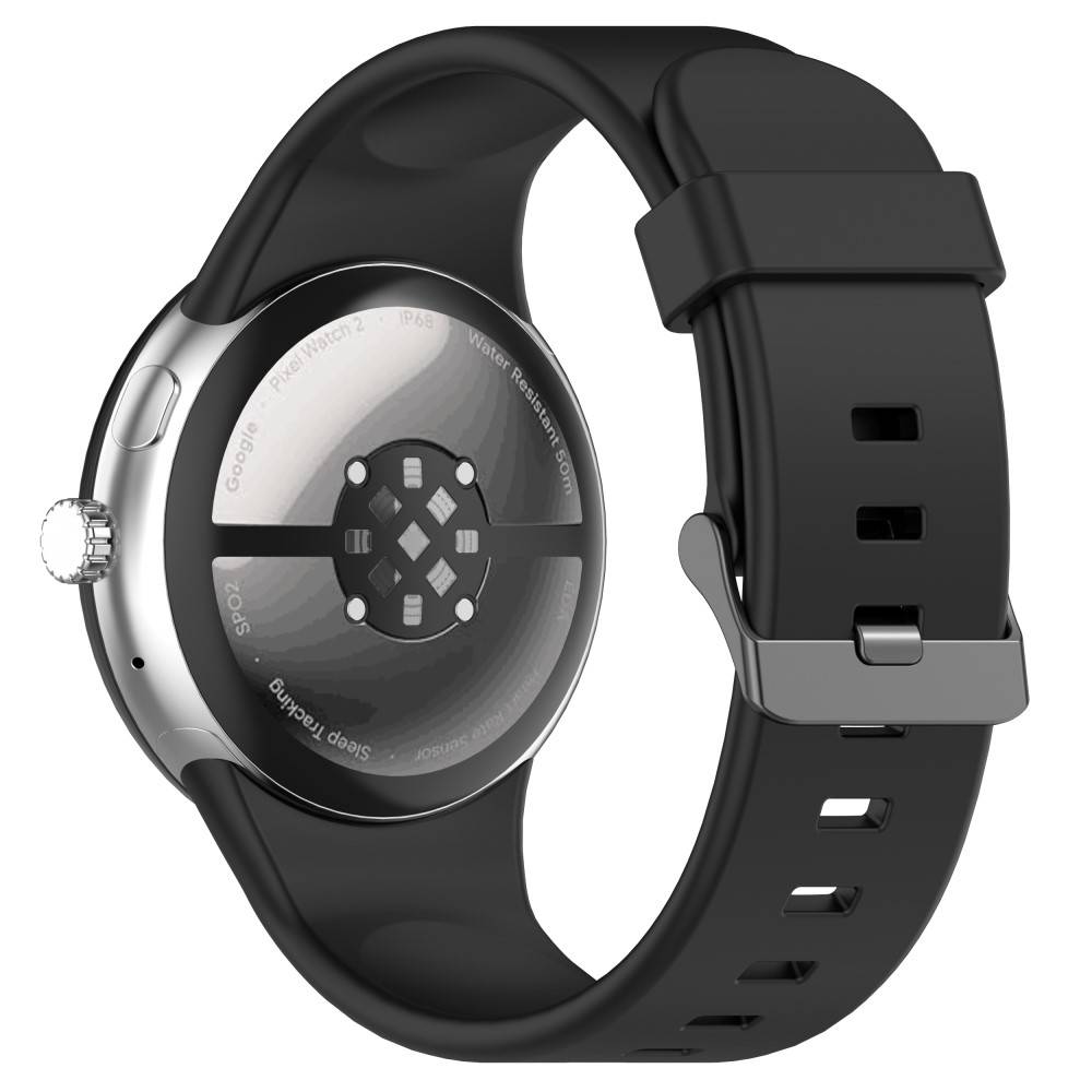 Google Pixel Watch 5 45mm Armband i silikon, Svart