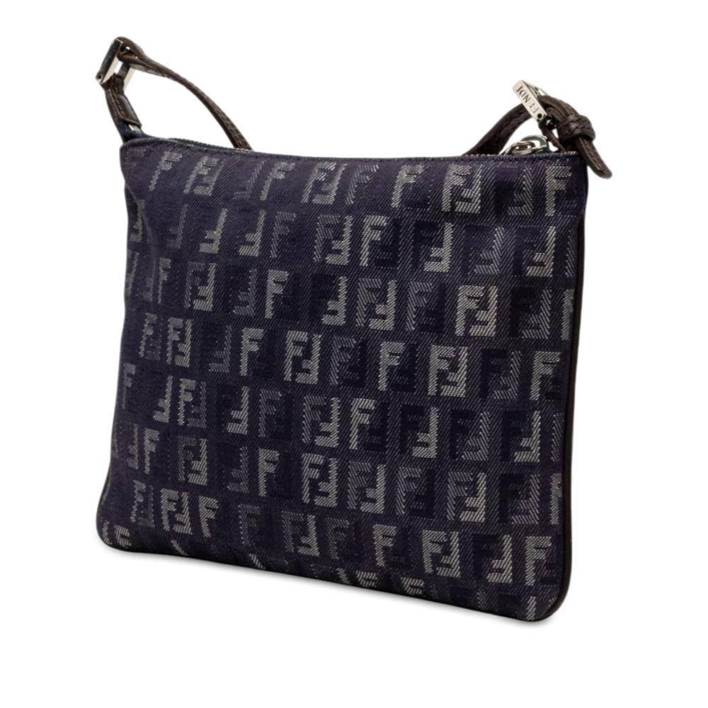 Fendi Vintage Fendi Crossbody Bag L 18cm x W 22cm x D 1.50cm - Crossbody Tasker Denim hos Magasin.