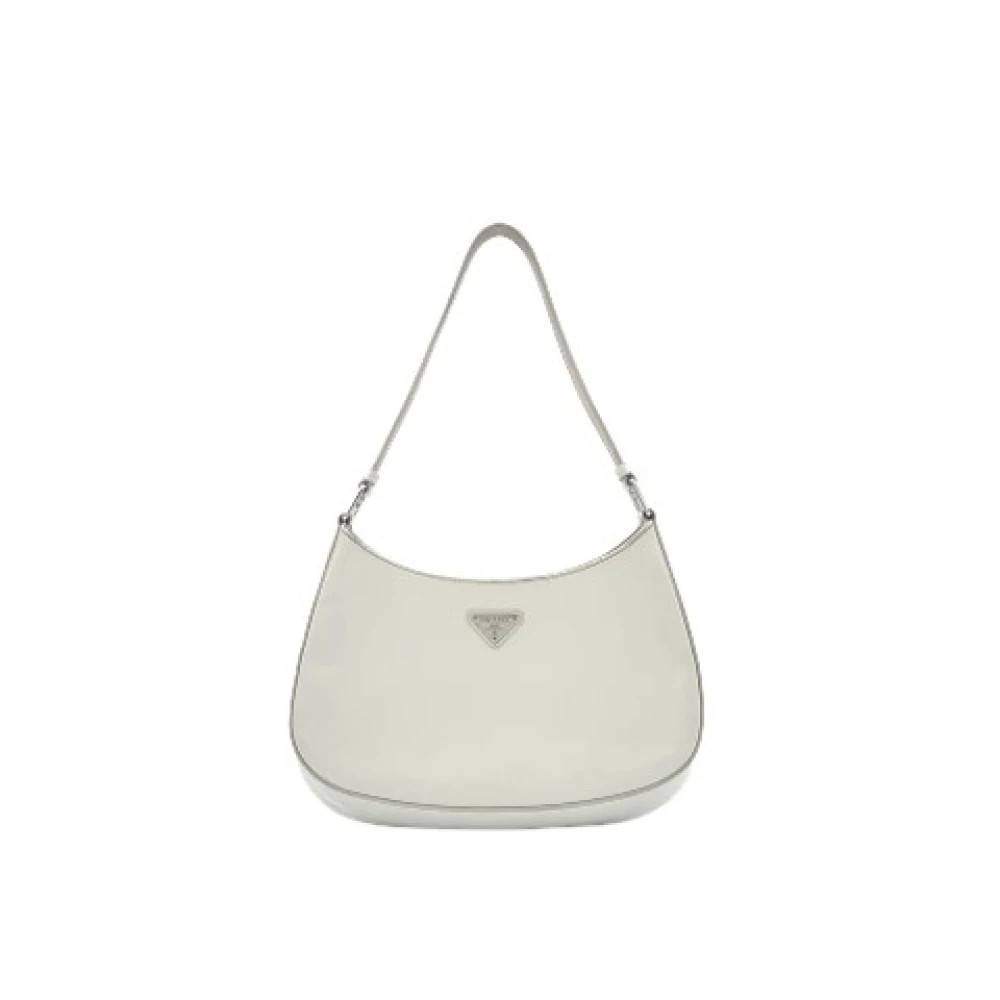 Prada Vintage Pre-owned Vintage Skuldertaske - Vintage - Dame - Hvid - ONE SIZE - Uld