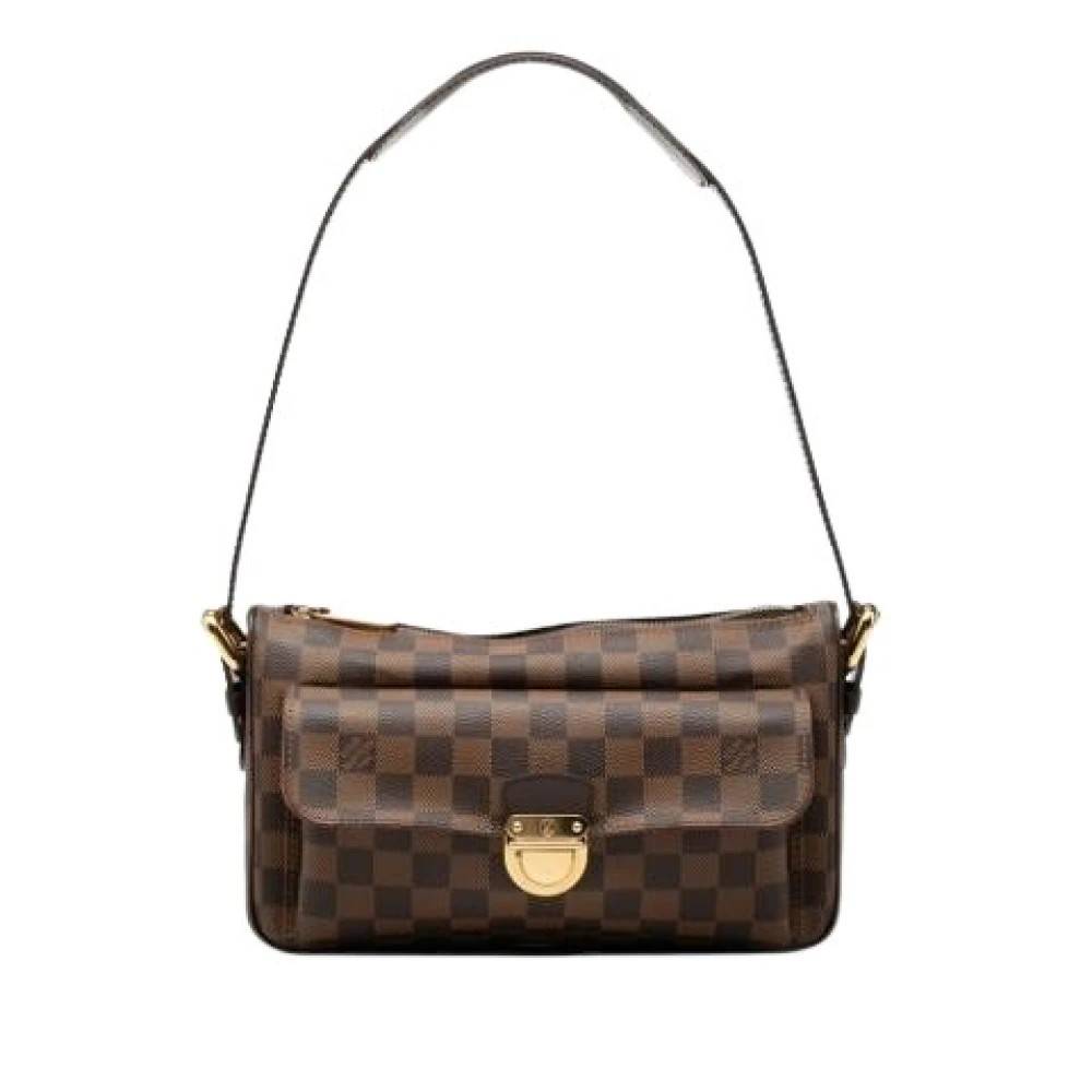 Louis Vuitton Vintage Pre-owned Damier Canvas Skuldertaske - Vintage - Dame - Brun - ONE SIZE - Uld