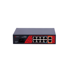 Safire PoE Switch 120W, 6 x 30W PoE (100Mbps) + 2 x 60W PoE (100Mbps) + 2 x Uplink (1000Mbps), WatchDog