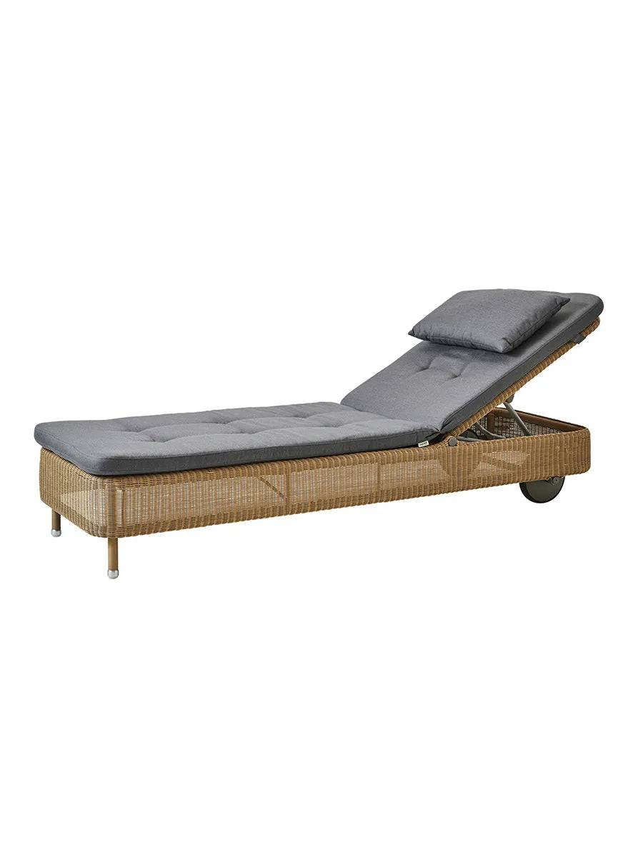 Presley Solvogn fra Cane-line Natural / Grey, Cane-line Natté - Jacobsen Plus