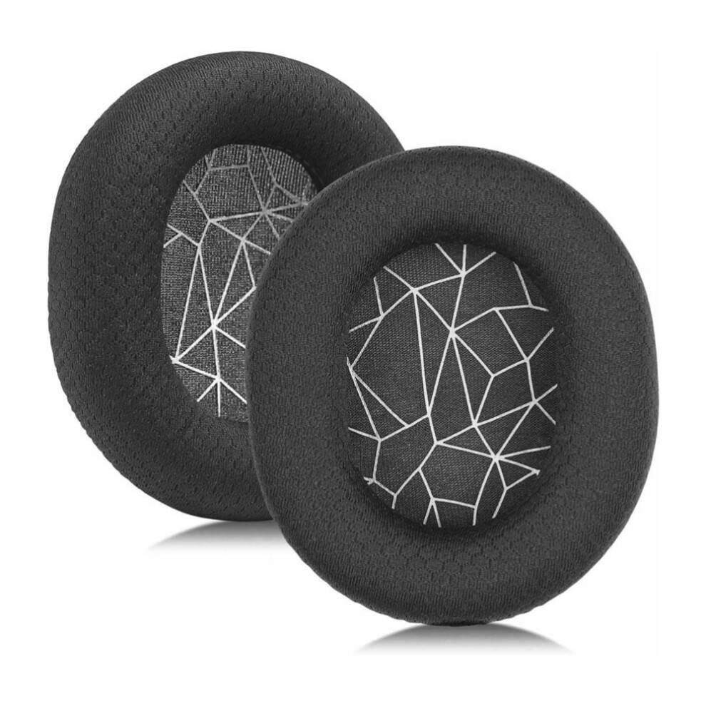 Udskiftningsørepuder til SteelSeries Arctis, kompatible med SteelSeries Arctis Soft Football Mesh Weave Memory Foam ørepuder, støjisolering