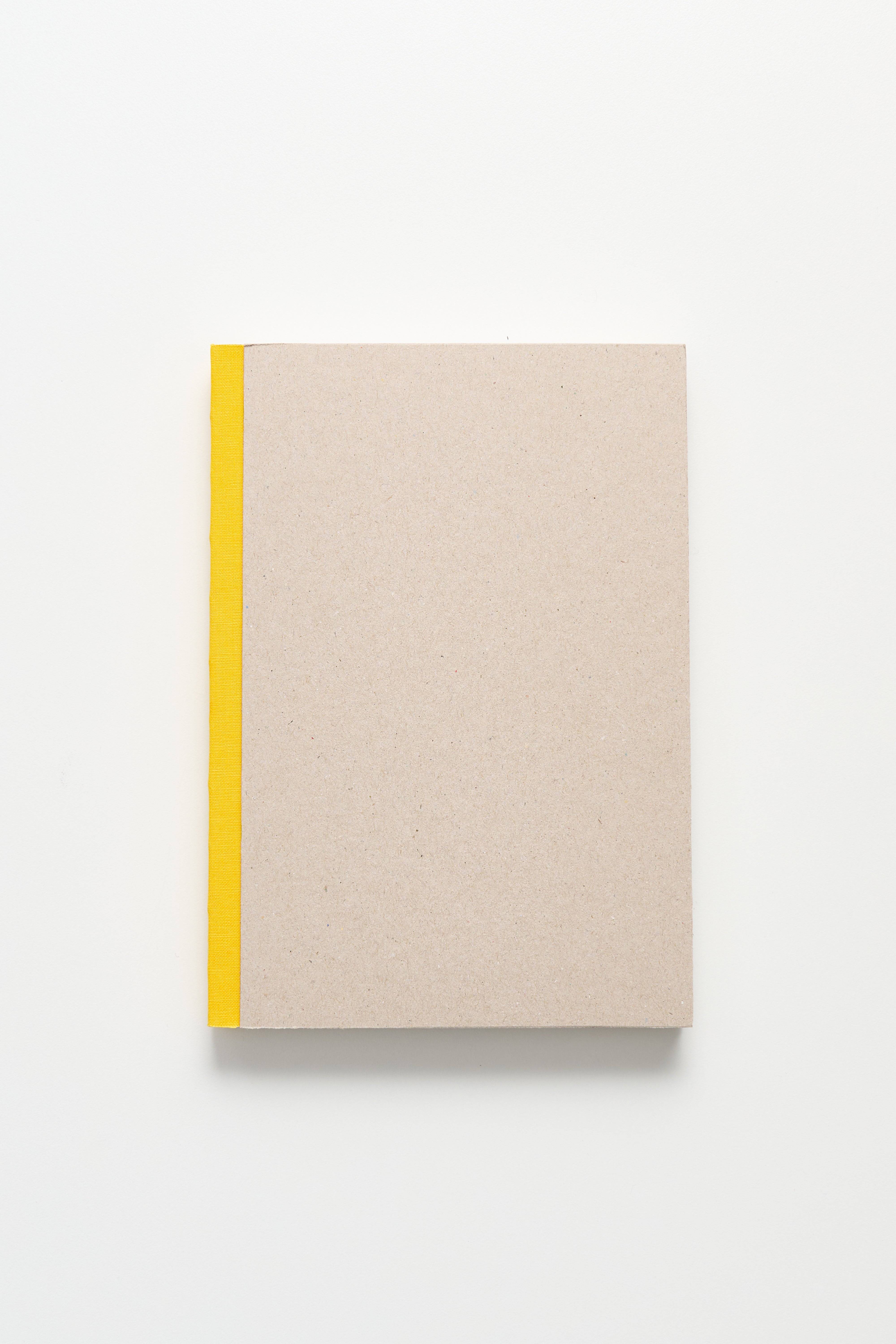 Kunst & Papier Sketchbook Pasteboard Cover A5 Yellow (One size)