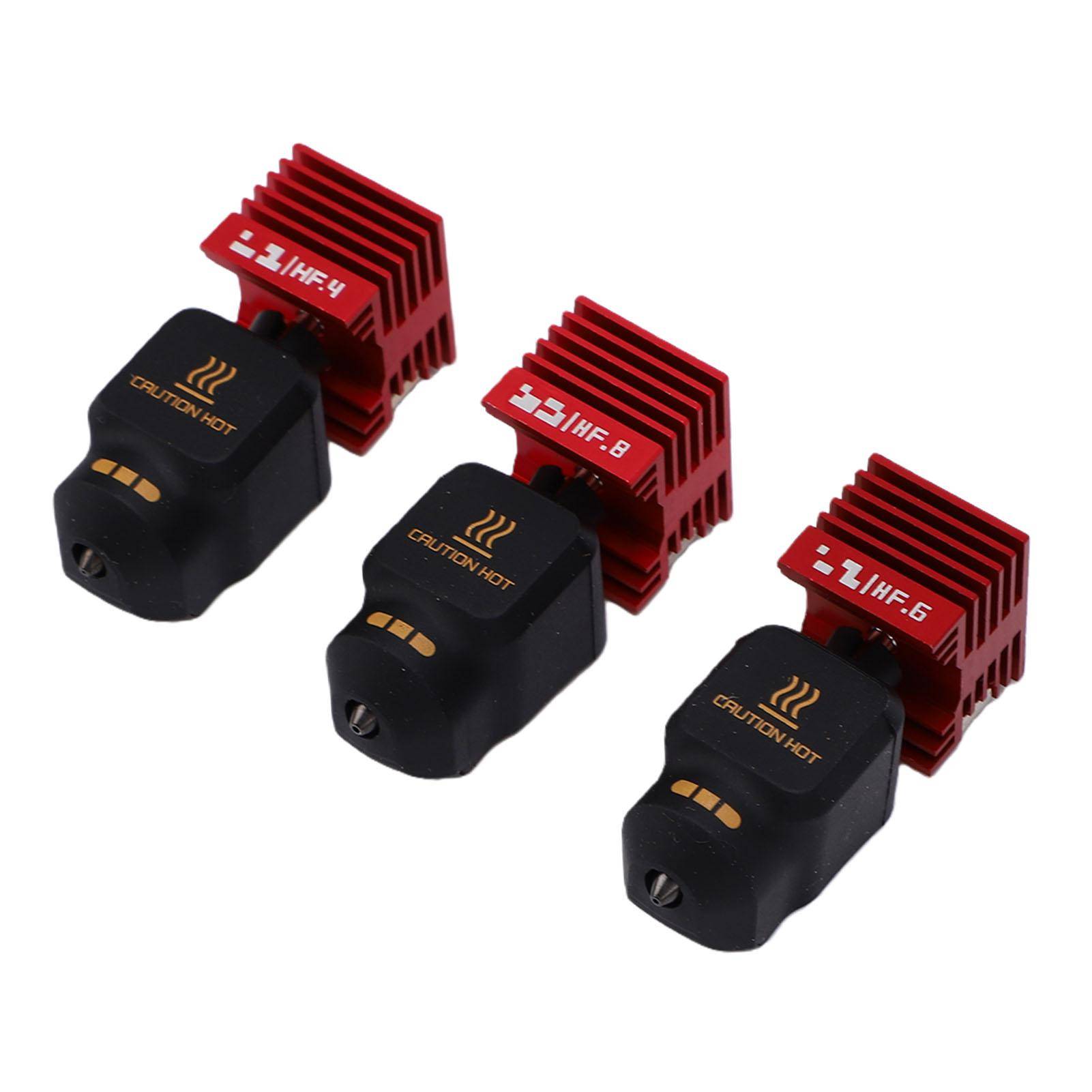 3 st Hotend-kit Ersättning för Bambu Lab X2D P2S H2D H2S H2C Vänster A1 A1 Mini 3D-skrivare 0,4 mm 0,6 mm 0,8 mm Högflödes Hotend
