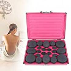 Spa massage sten Hot Stone massage set varma massageststenar med värmare 60 ℃ ± 10 ℃ värmestenar värmeapparat spa 20 delar